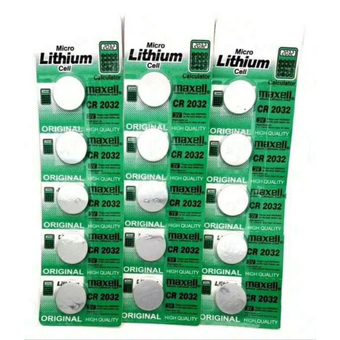 Baterai/Battery/Batre/Batere/Batu Jam Tangan Kalkulator CR2032