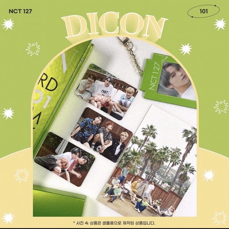 NCT 127 DICON PHOTOCARD CUSTOM BOOK DISPATCH D’ICON NCT 127 PHOTOCARD : CUSTOM BOOK BINDER PHOTO CAR