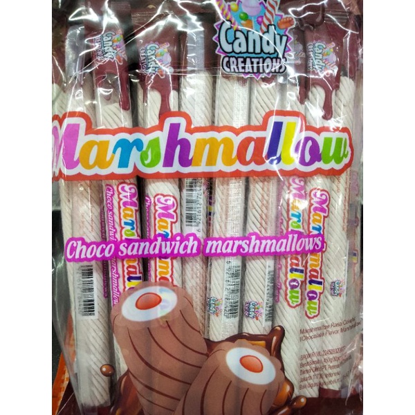 

Marshmallows candy coklat isi 30