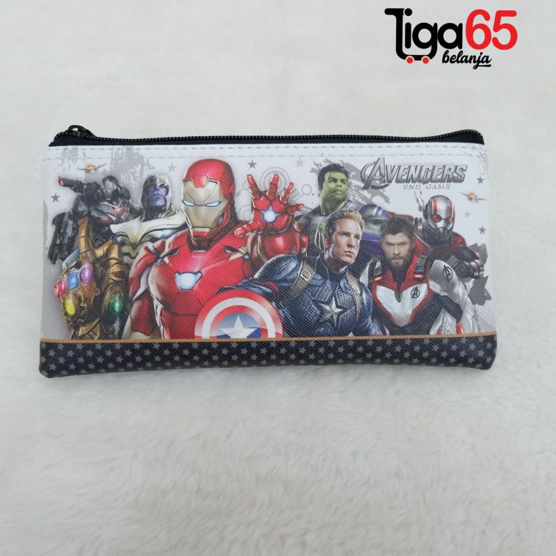 Tempat Pulpen Pensil / Kotak Pensil / PENCIL BAG / Tas Organizer / Pencil Bag 223-001 Avenger