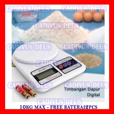 Timbangan Digital - Timbangan dapur - 10kg - Electronic Kitchen Scale