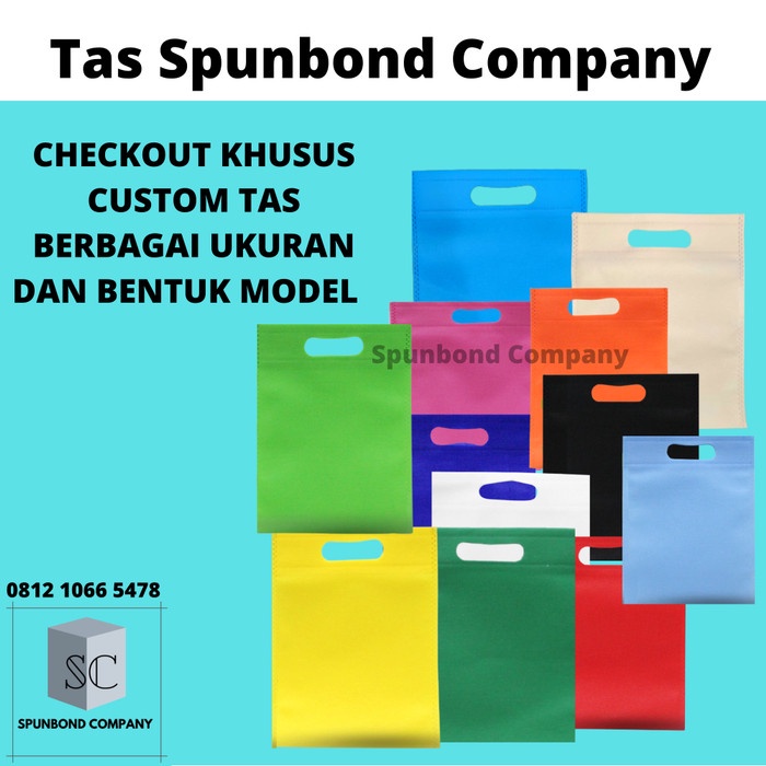 

✨ BISA COD ✨ KHUSUS TAS SPUNBOND CUSTOM & SABLON /GOODIE BAG/ BERBAGAI UKURAN