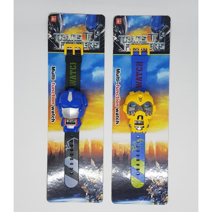 Jam Tangan Anak Transformer / Mainan Anak Bumblebee / Optimus Prime - BumbleBee