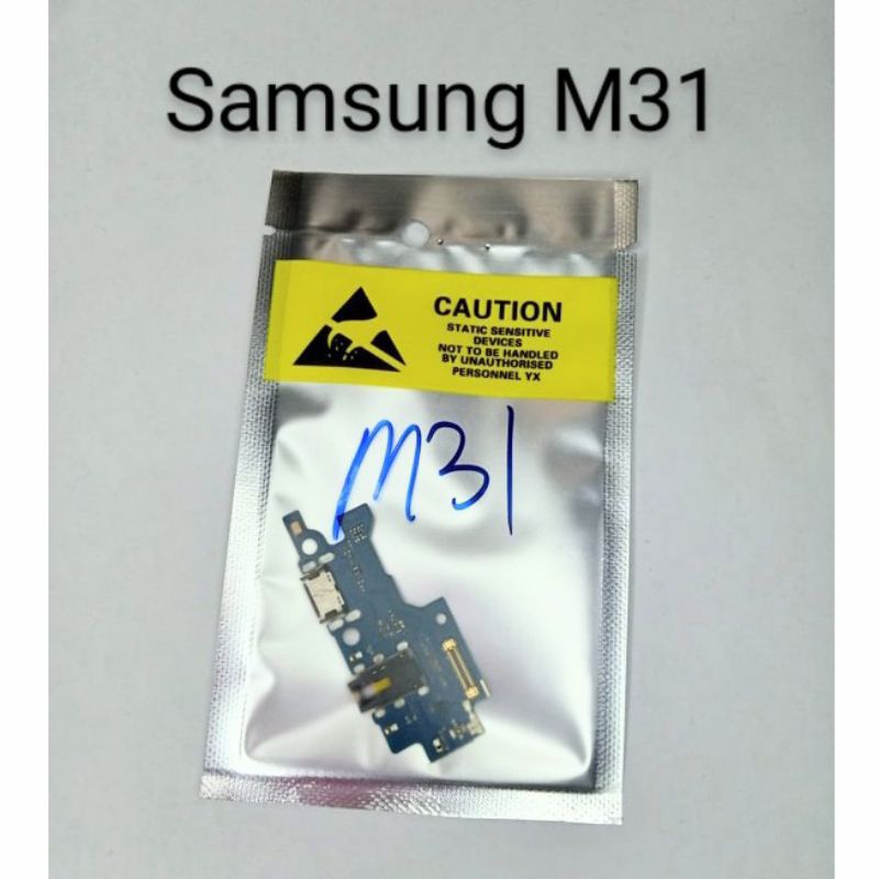 Papan Charger Samsung M31 | M 31 PCB UI+Mic Connector Charger Board Konektor Cas Flexible Flexibel Carger Original