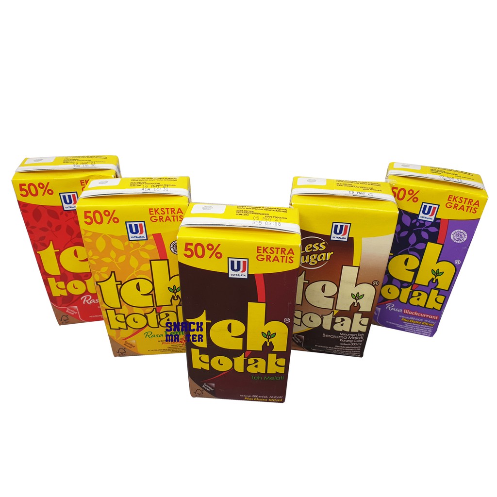 

Teh Kotak - Netto 300 ml (Kemasan Extra 200 + 50%)