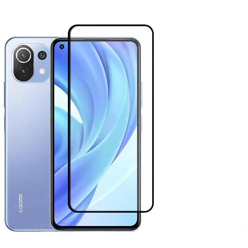 TEMPERED GLASS XIAOMI MI 11 LITE TEMPERED GLASS LAYAR  FULL COVER PREMIUM