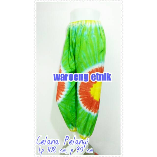 CELANA BALI PANTAI ALADIN JOGGER PANJANG - PELANGI