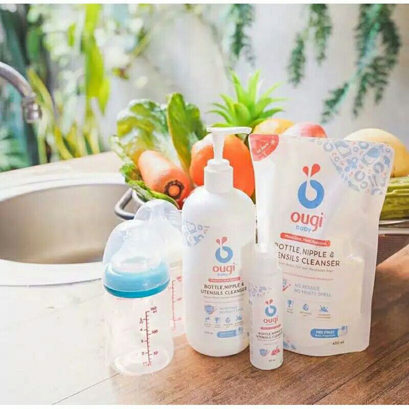 Ougi Baby Bottle Nipple Cleanser &amp; Ougi Baby Detergent