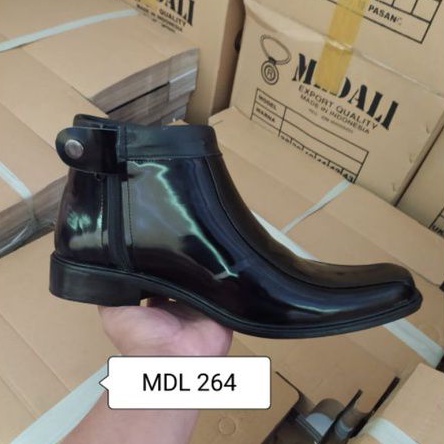 Sepatu kulit pria PDH boots polri TNI security guard PNS sepatu Kerja formal Tampil lebih keren