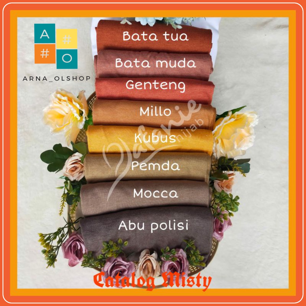 Rafanie Syahira Jilbab Instan Hijab Sport Pad Antem Kain Misty CATALOG 1