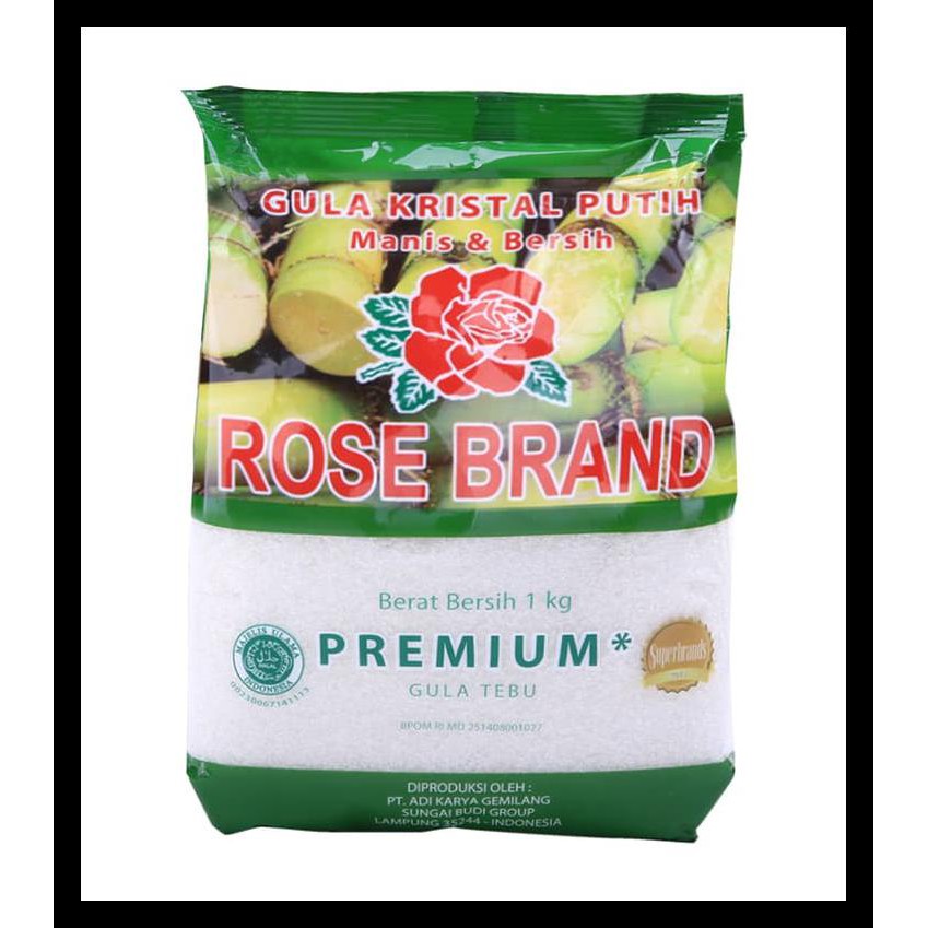 

Terlaris Gula Kristal Rose Brand 1Kg Best Product