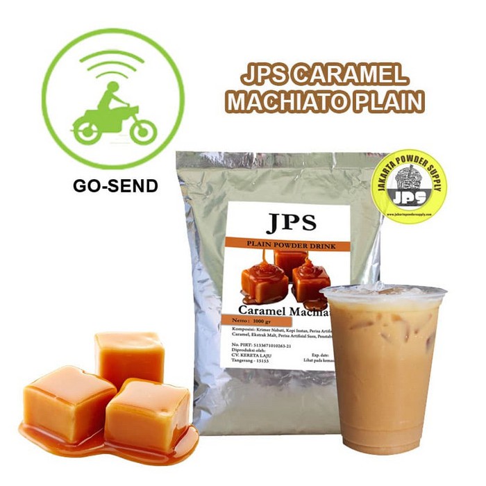 

Bubuk Minuman Caramel Machiato Plain Powder JPS Tanpa Gula