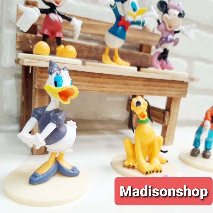 Disney Mickey Mouse Friends Cake Topper Koleksi Figure Set Murah