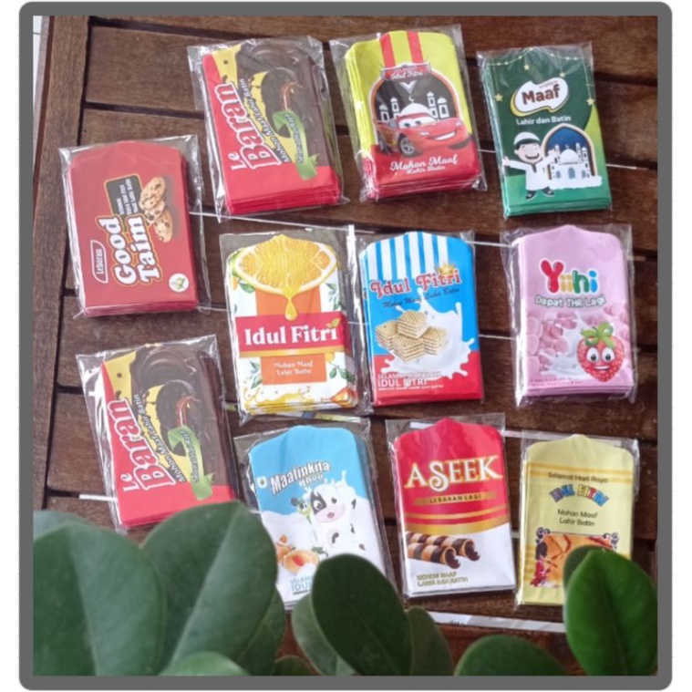 

OBRAL !!! Amplop lebaran siap pakai sudah di lem isi 10/pack