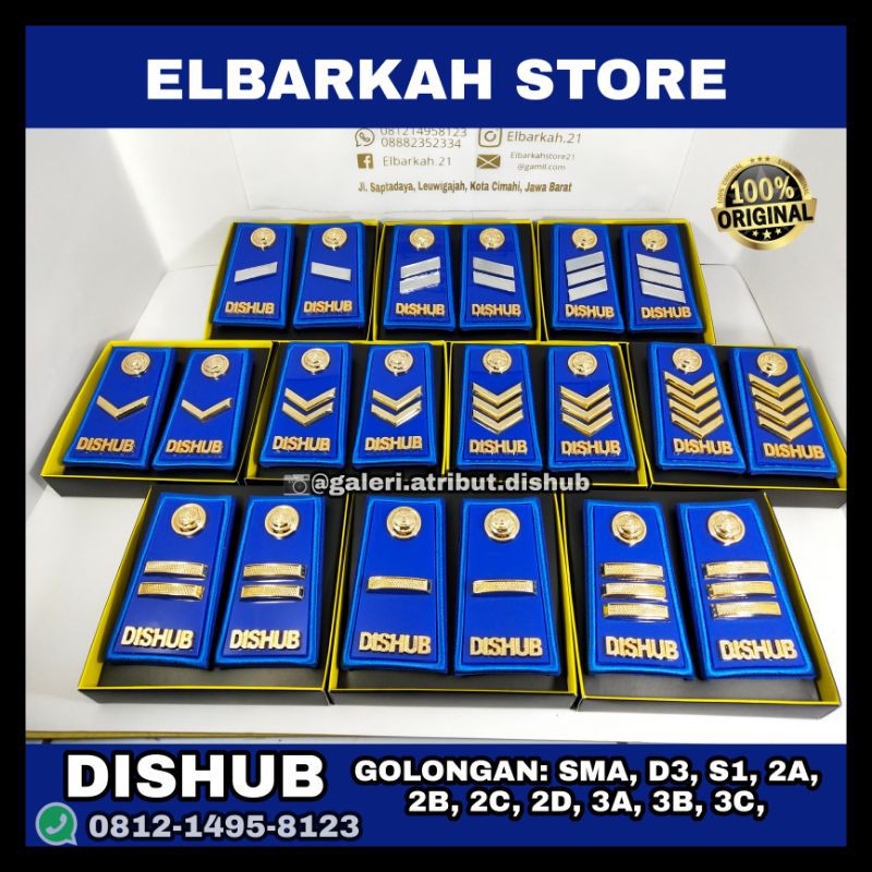 (cod) PANGKAT DISHUB AKRILIK TERBARU [SMA,D3,S1,2A,2B,2C,2D,3A,3B,3C,3D,4A,4B] AKRILIK exklusive gold pleting chrome 86