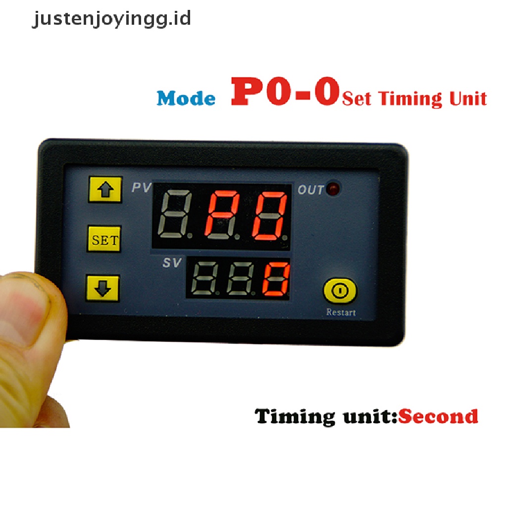 Modul Timer Delay Relay Digital 0-999h 12V 20A DC Untuk Sepeda