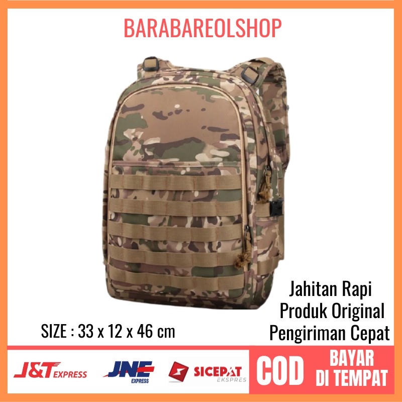 [BISA COD] Tas Ransel Tactical Army PUBG lvl 3 Backpack Trena & Way S5H3
