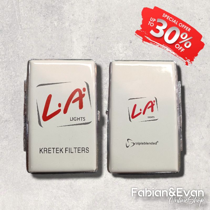 Kotak Tempat Rokok LALight Merah