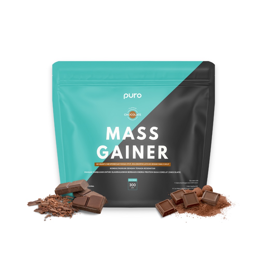 Puro Mass Gainer Weight Gain Penambah Berat Badan 300 Gram