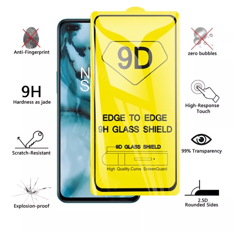 TEMPERED GLASS 9D FULL COVER OPPO A17 A96 A16E A76 A16K A55 A95 A54 A74 A16 A15 A15S A31 A33 A53 A52 A92 A5 A9 2020 4G 5G ANTI GORES KACA FULL LEM