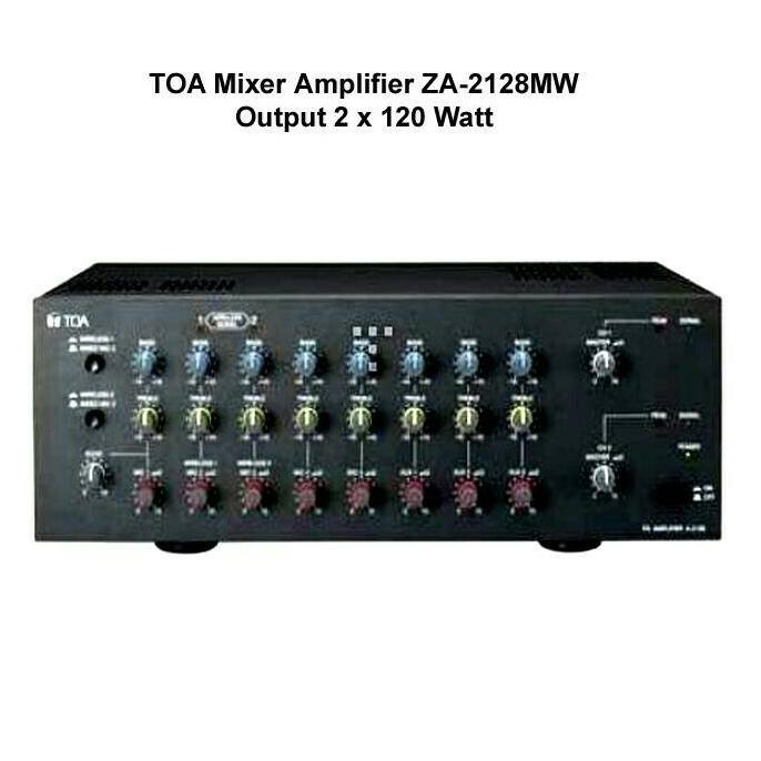 READY NEW (Khusus gojek) TOA ZA-2128MW TOA ZA2128 MW Mixer Amplifier |TERLARIS