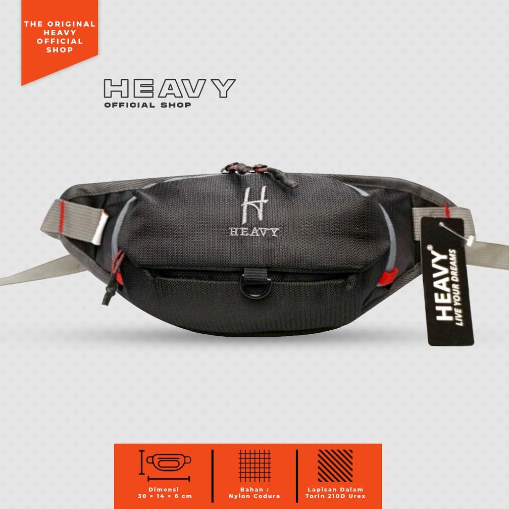 Waist Bag Heavy Ori Bag, Tas Selempang Distro Heavy.Bag