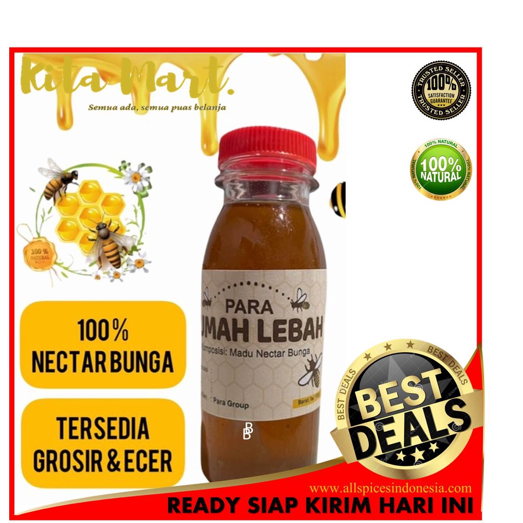 

madu asli dari nectar bunga, aman untuk maag