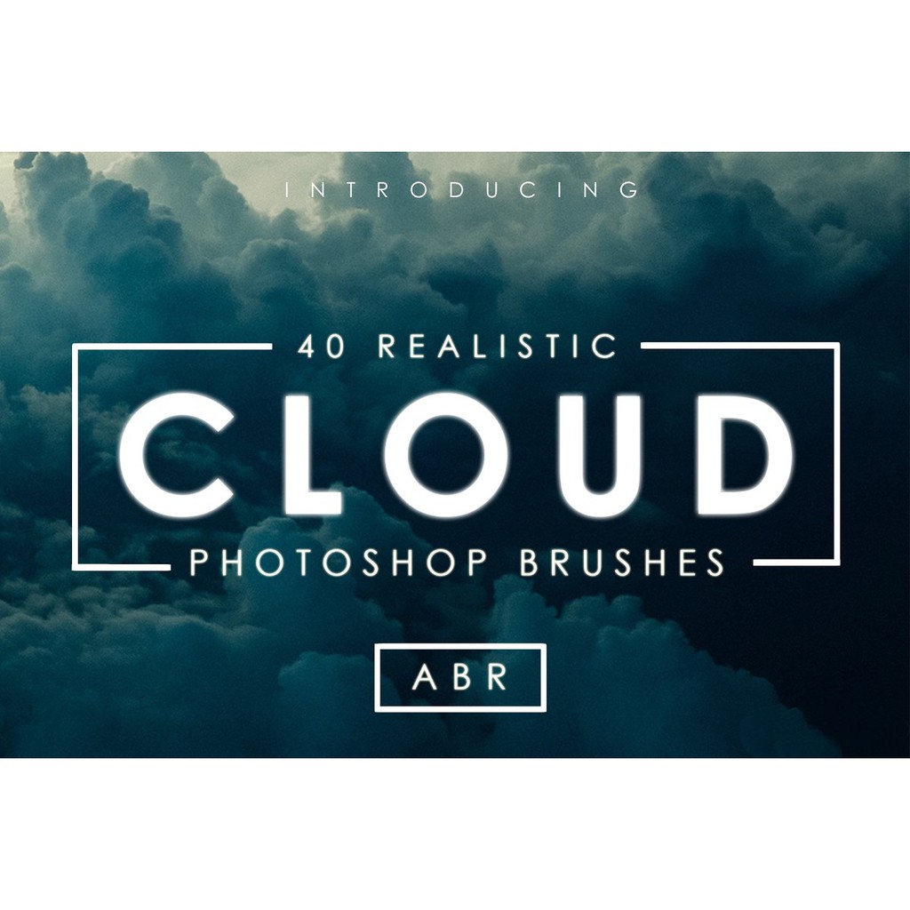 40 Cloud Brushes for Photoshop