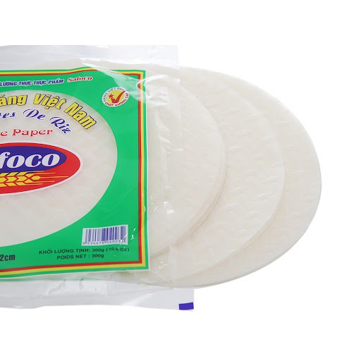 

RB22 Safoco Banh Trang Viet Nam Rice Paper / Kulit Lumpia 22cm 300gr