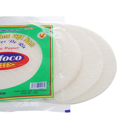 Safoco Banh Trang Viet Nam Rice Paper / Kulit Lumpia 22cm 300gr