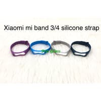 Strap Silicone for Xiaomi Mi Band 3 / 4 Gelang Rubber Silikon