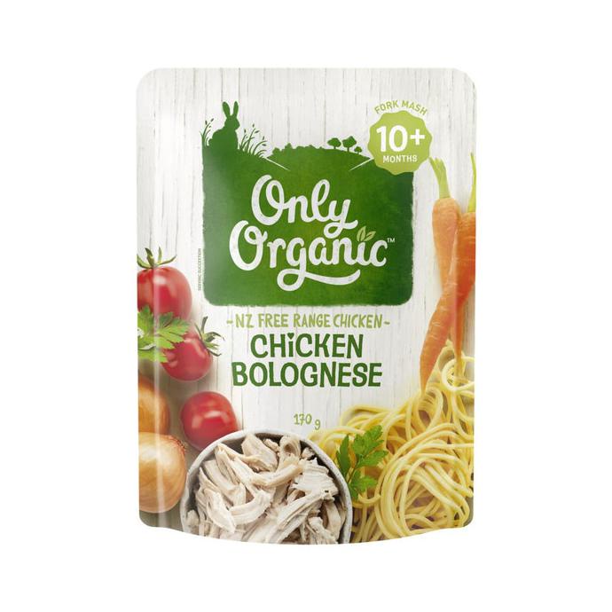 

Limited Only Organic Ready Food Chicken Bolognese 10+ 170G Berkualitas