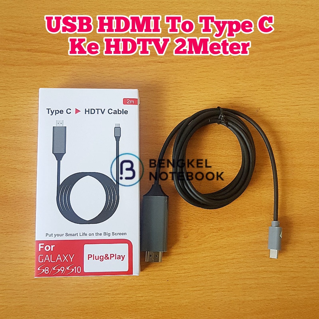 Kabel HDMI Type C ke HDTV 2Meter