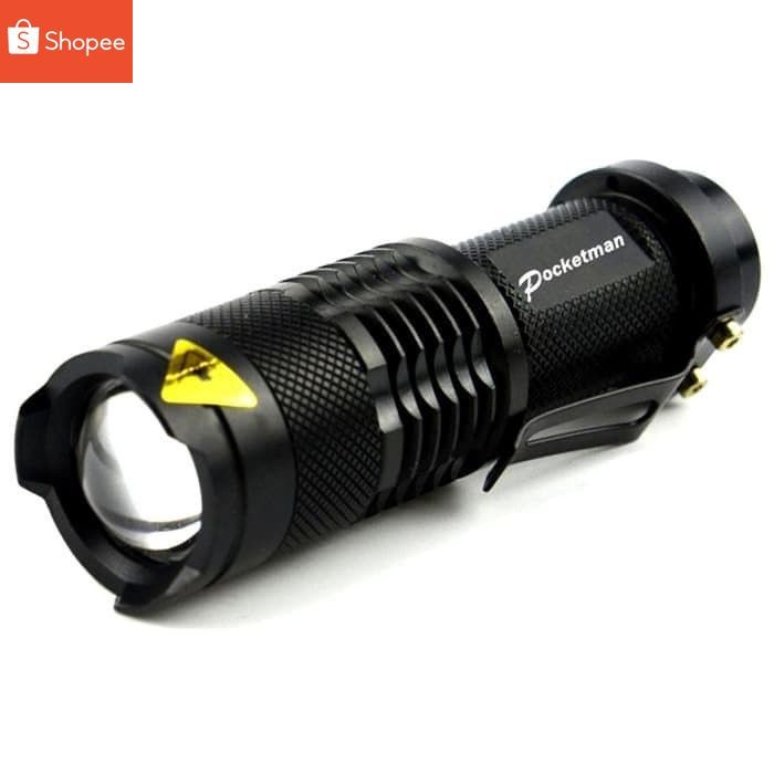 Pocketmen SENTER LED FLASHLIGHT 2000 lumens WATERPROOF Professional