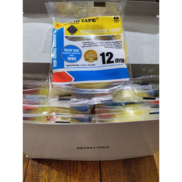 

Isolasi / solatip / solasi / lakban Bening Nachi tape 72 yard (1 pcs)
