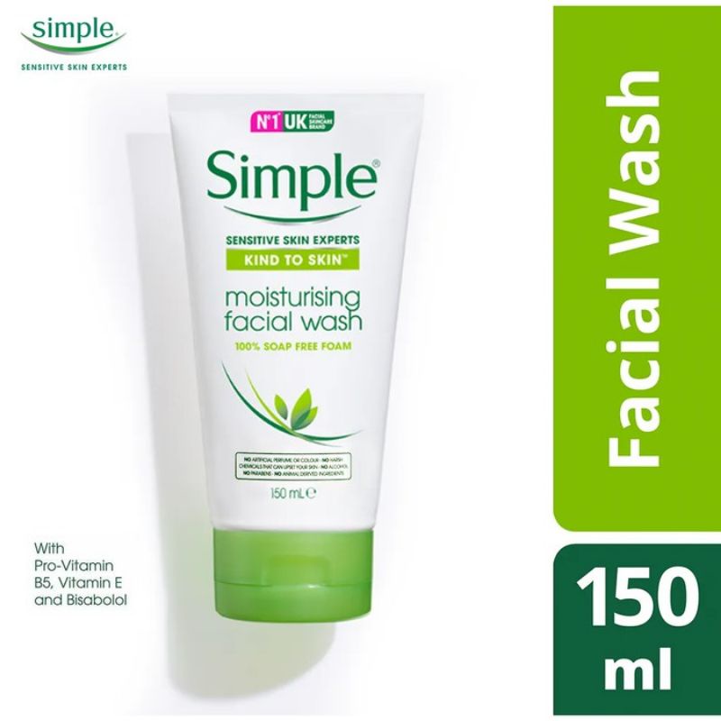 Simple Moisturizer Facial Wash 150ml
