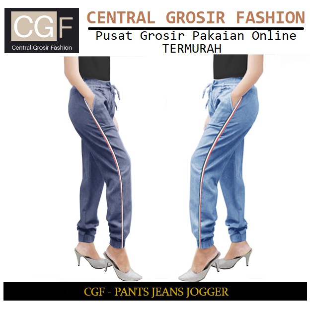 Pants Jeans Jogger - Central Grosir Fashion (CGF) - Ukuran XL-3XL - Matt Jeans Combi List