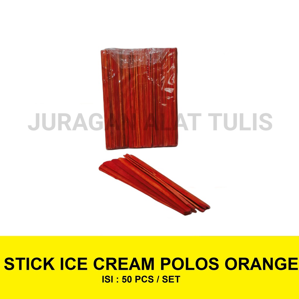 

STICK ICE CREAM / STIK ES KRIM WARNA ORANGE