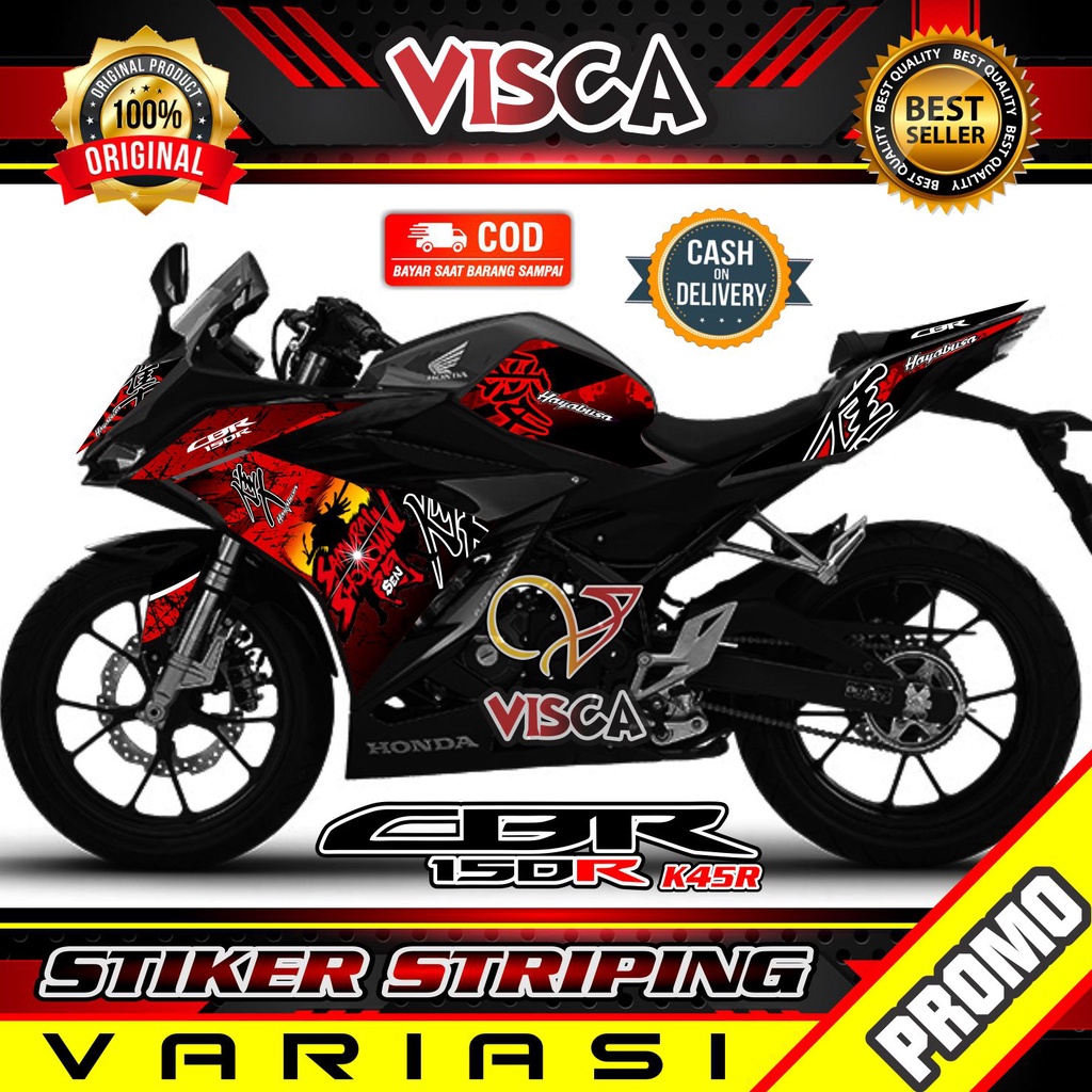 Striping Cbr 150r 2021 - Sticker Striping Variasi Lis Cbr 150r 2021 - Striping Hologram Cbr 150r 202