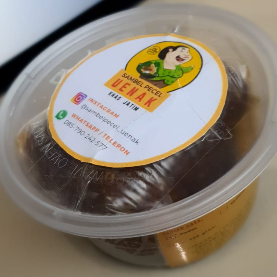 Sambel Pecel Uenak (Free kerupuk puli/gendar min 2 pcs sambel)