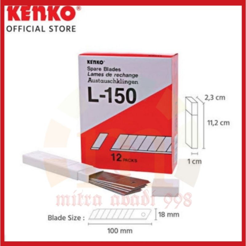 

Isi Cutter Kenko L150 Besar - Isi cutter Bagus & Murah