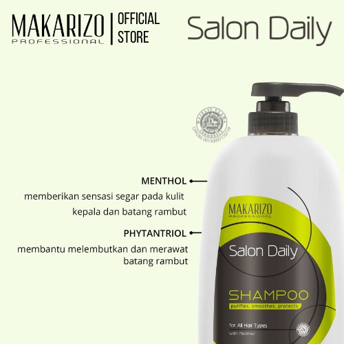 Makarizo Professional Salon Daily Professional Shampoo &amp; Conditioner Pump Bottle 950ml