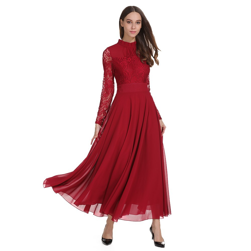 chiffon dresses 2018