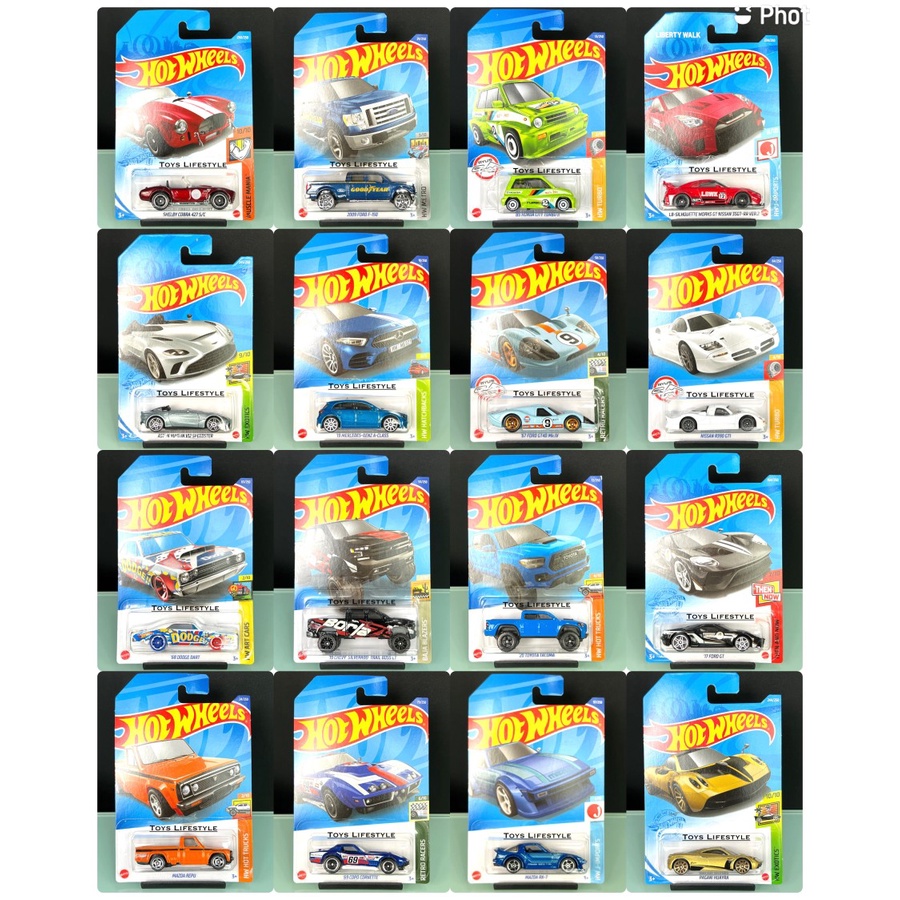 5 Pcs Mobil Hot Wheels Hotwheels Diecast Real Car Random