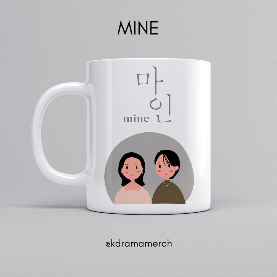 MINE MUG DRAMA KOREA / GELAS / DRAMA KOREA FANKIT / DRAKOR / MUG KERAMIK / KDRAMA