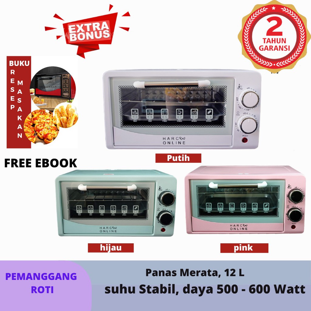 Oven Listrik Harco Oven Kue Microwave button Murah Oven Listrik Low