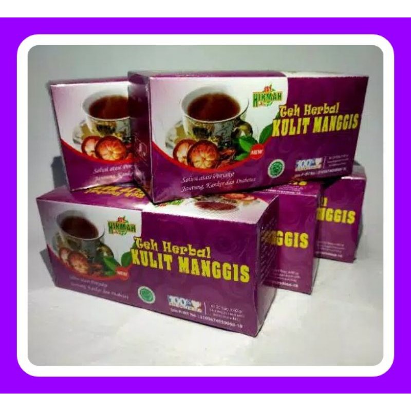 

Suplemen Kesehatan Minuman Herbal Teh Celup Kulit Manggis Halal Original