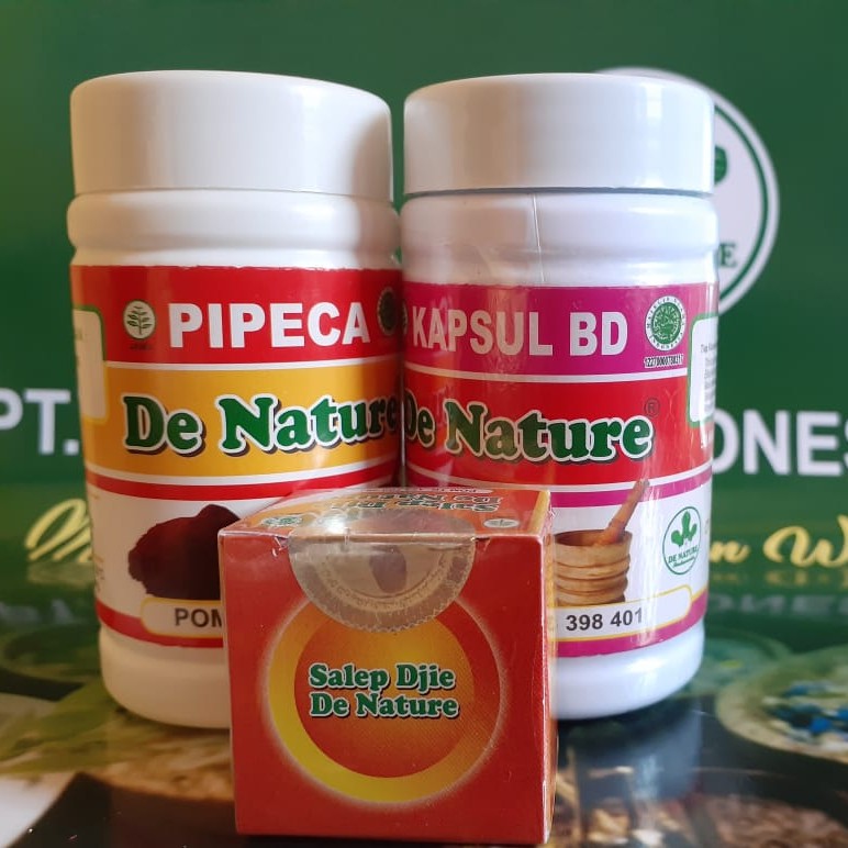 Obat Infeksi Jamur Hepres Campak Cacar Air Dompo Luka Bernanah - PIPECA KAPSUL BD SALEP DJIE