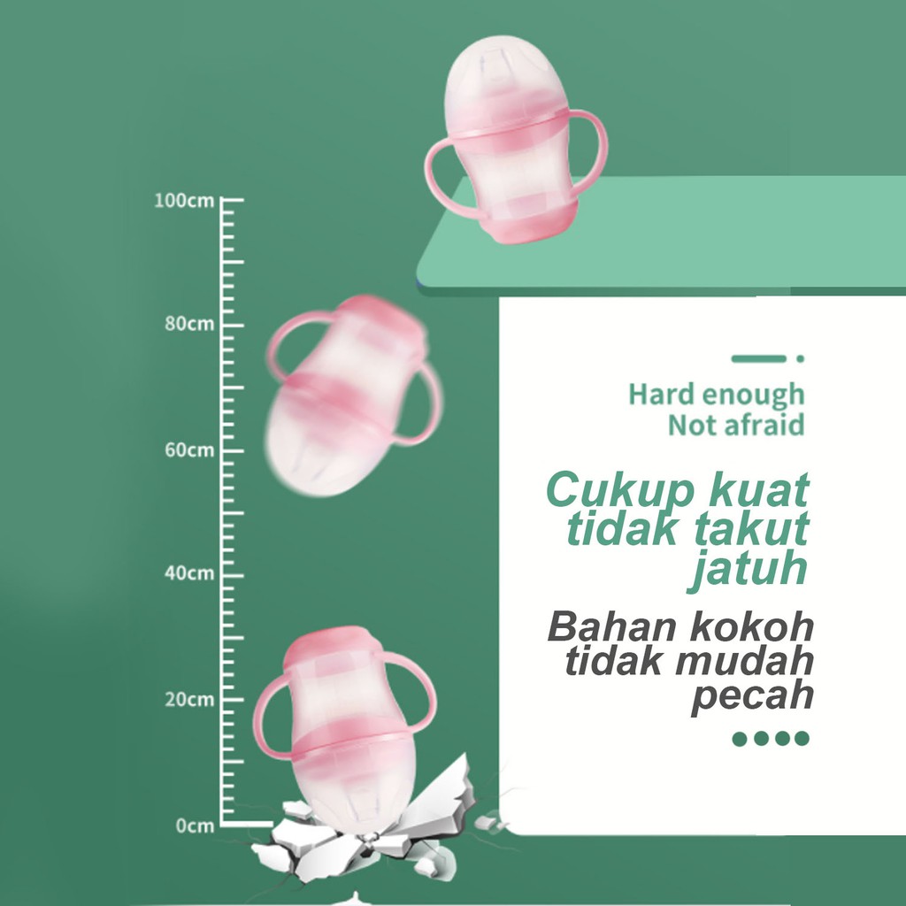 ☀ Sunly ☀ A119 Botol Minum Bayi Anti Tumpah BPA Free Gelas Anak Balita Training Cup Baby Import