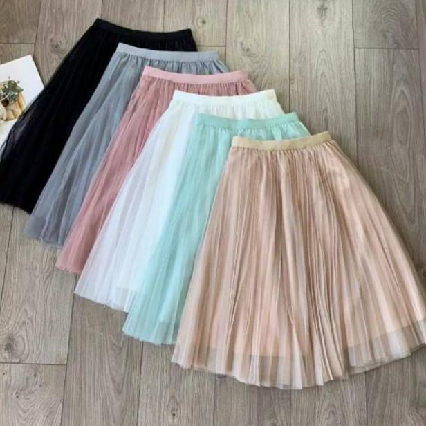 Aestri Rok Tutu Tile/ Rok Tutu Dewasa Pendek Mekar Hitam Abu Putih Navy Moca Pink Krem